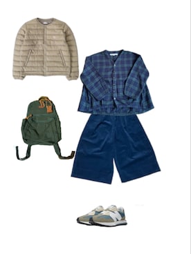 「DANTON（ダントン）のアイテム」を使った、uuy akirさん（レディース・149cm）の春コーディネート