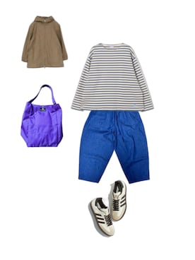 「ORCIVAL（オーシバル）のアイテム」を使った、uuy akirさん（レディース・149cm）の春コーディネート