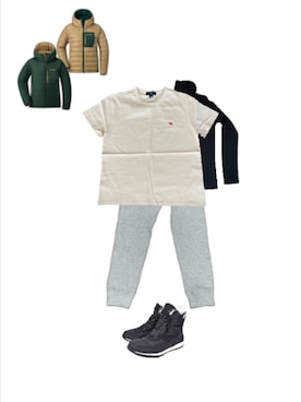 「SOREL（ソレル）のアイテム」を使った、uuy akirさん（レディース・149cm）の冬コーディネート