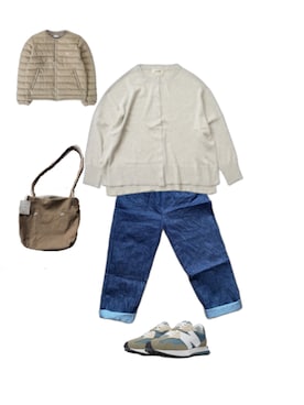 「アイテム（リング）」を使った、uuy akirさん（レディース・149cm）の秋コーディネート