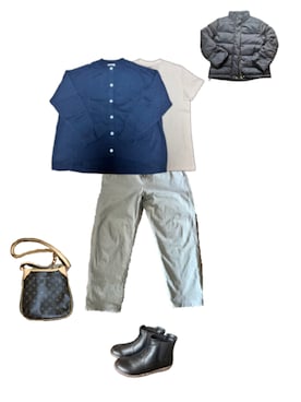 「おでかけコーデ」｜uuy akirさん（レディース・149cm）の冬コーディネート