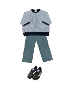 「adidas（アディダス）のサンバ OG / SAMBA OG / アディダスオリジナルス adidas Originals スニーカー（スニーカー、ブラック系）」を使った、uuy akirさん（レディース・149cm）の夏コーディネート