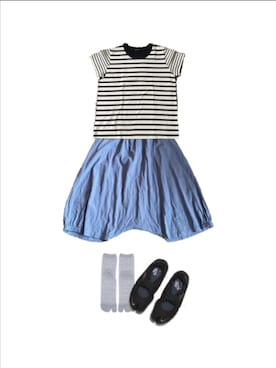 「BITTOKO（ビットコ）のアイテム（パンツ）」を使った、uuy akirさん（レディース・150cm）の夏コーディネート