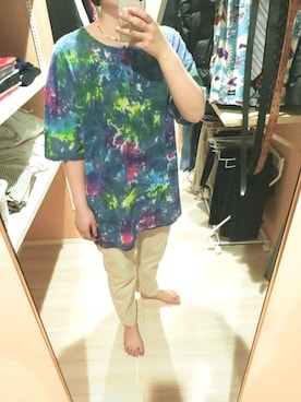 「チャイハネ（チャイハネ）のアイテム（その他トップス）」を使った、A さん（レディース・163cm）の夏コーディネート