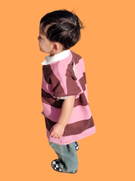 「BREEZE（ブリーズ）のアイテム」を使った、A さん（レディース・161cm）の冬コーディネート