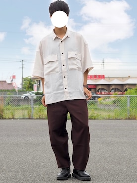 「TACS（タックス）のアイテム」を使った、ゆーとさん（メンズ・173cm）の春コーディネート