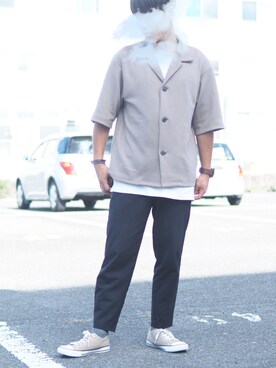 「TACS（タックス）のアイテム」を使った、ゆーとさん（メンズ・173cm）の秋コーディネート