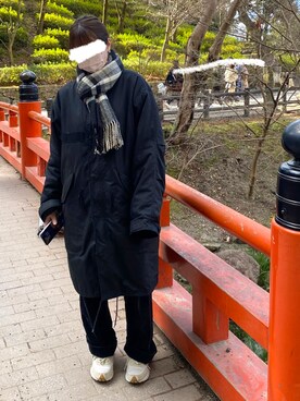 「Java（ジャバ）のアイテム」を使った、Ramuさん（レディース・156cm）の冬コーディネート