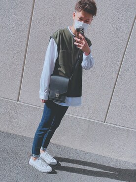 ベストを使った チャオパニック のメンズ人気ファッションコーディネート Wear