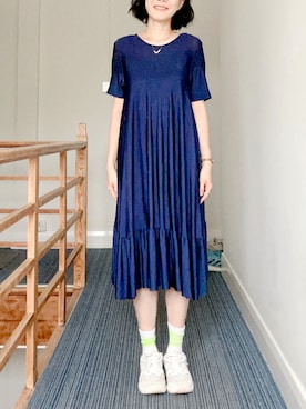 「ZARA WOMAN（ザラウーマン）のアイテム」を使った、woodyさん（レディース・162cm）の夏コーディネート