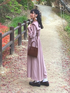 みわこ︎︎︎︎︎🐻💜さん（レディース・158cm）の秋コーディネート