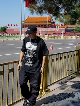 「C.E（シーイー）のアイテム」を使った、eminemsybさん（メンズ・172cm）の秋コーディネート