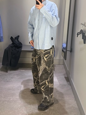 「H&M（エイチ・アンド・エム）のアイテム（トップス）」を使った、eminemsybさん（メンズ・172cm）の秋コーディネート