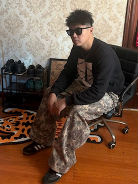 「UNDERCOVER（アンダーカバー）のアイテム」を使った、eminemsybさん（メンズ・172cm）の冬コーディネート