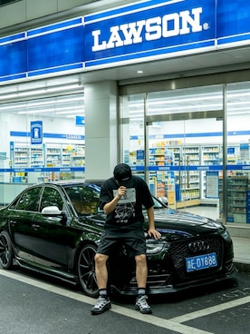 「C.E（シーイー）のアイテム」を使った、eminemsybさん（メンズ・172cm）の春コーディネート