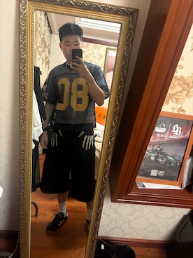 「9090（ナインティナインティ）のアイテム」を使った、eminemsybさん（メンズ・172cm）の夏コーディネート