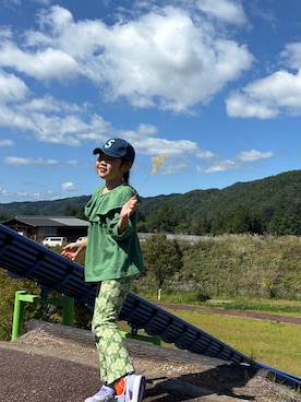 「アイテム（トップス）」を使った、うえさん（キッズ・100cm）の秋コーディネート