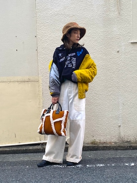 「diesel福岡」｜NOMIさん（レディース・162cm）の秋コーディネート