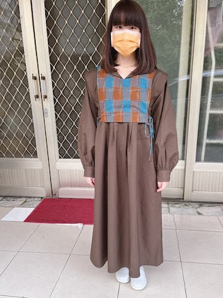 idem（イデム）の「check docking sailor onepiece/チェックドッキング