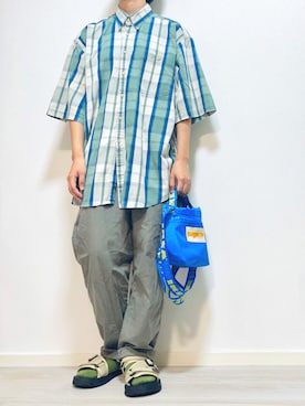 「JUNKPACK（ジャンクパック）のアイテム」を使った、つぅさん。さん（レディース・159cm）の夏コーディネート