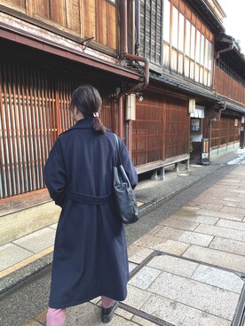 「マーチン」｜「アイテム（スラックス）」を使った、Kotomiさん（レディース・164cm）の春コーディネート