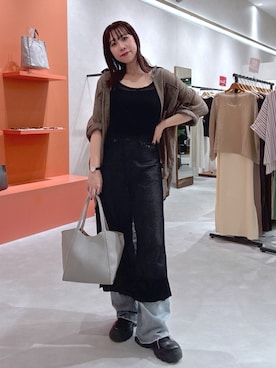 「アイテム（ワンピース）」を使った、ありんさん（レディース・170cm）の夏コーディネート