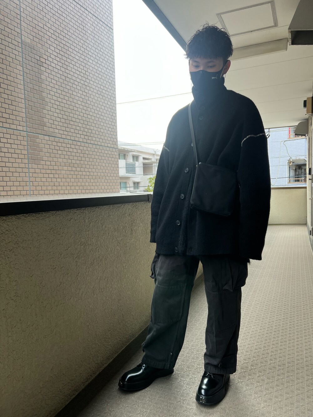 DAIRIKU（ダイリク）の「Flower Cross Embroidery Border Knit（ニット