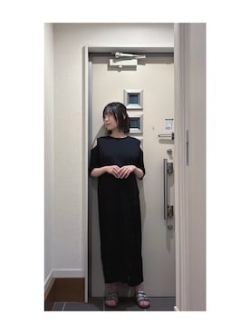 「アイテム（ヘアゴム）」を使った、Yum.iさん（レディース・160cm）の夏コーディネート
