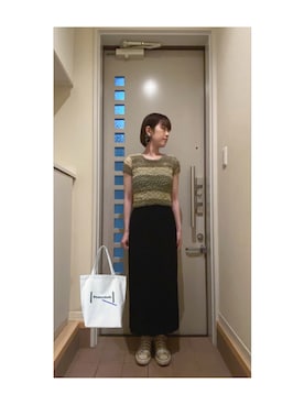 「Adam et Rope' Le Magasin（アダムエロペルマガザン）のアイテム」を使った、Yum.iさん（レディース・160cm）の秋コーディネート