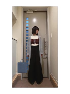 「ハイカットスニーカー」｜Yum.iさん（レディース・160cm・20代）の秋コーディネート