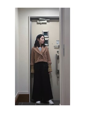 「ROSE BUD（ローズバッド）のアイテム」を使った、Yum.iさん（レディース・160cm）の冬コーディネート