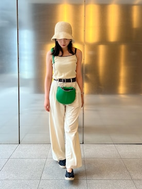 「MOUSSY（マウジー）のアイテム」を使った、πaさん（骨格ナチュラル・レディース・160cm）の夏コーディネート