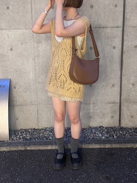 「LOWRYS FARM（ローリーズファーム）のアイテム」を使った、akariさん（骨格ストレート・レディース・164cm）の夏コーディネート