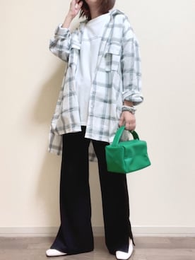 「OVoVO（オーヴォ）のアイテム」を使った、maiさん（レディース・153cm）の秋コーディネート