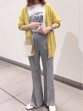 「OVoVO（オーヴォ）のアイテム」を使った、maiさん（レディース・153cm）の夏コーディネート