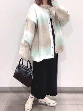 「キャミワンピ」｜「アイテム（スリッポン）」を使った、maiさん（レディース・153cm）の秋コーディネート