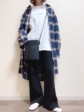 「OVoVO（オーヴォ）のアイテム」を使った、maiさん（レディース・153cm）の秋コーディネート