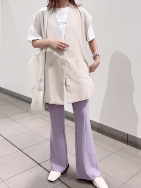 「OVoVO（オーヴォ）のアイテム」を使った、maiさん（レディース・153cm）の夏コーディネート