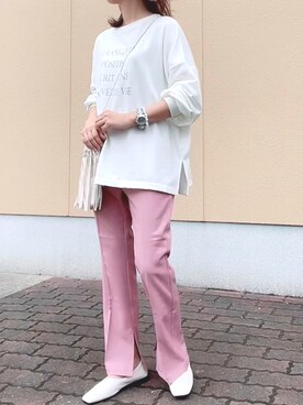 「OVoVO（オーヴォ）のアイテム」を使った、maiさん（レディース・153cm）の夏コーディネート