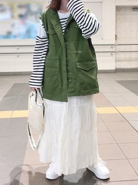 maiさん（レディース・153cm）の春コーディネート