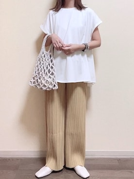 「OVoVO（オーヴォ）のアイテム」を使った、maiさん（レディース・153cm）の春コーディネート