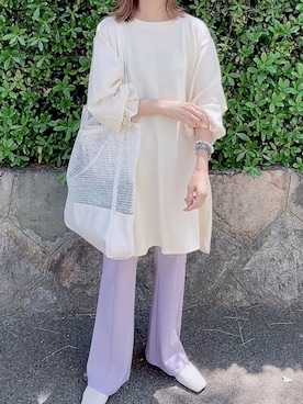 「OVoVO（オーヴォ）のアイテム」を使った、maiさん（レディース・153cm）の春コーディネート