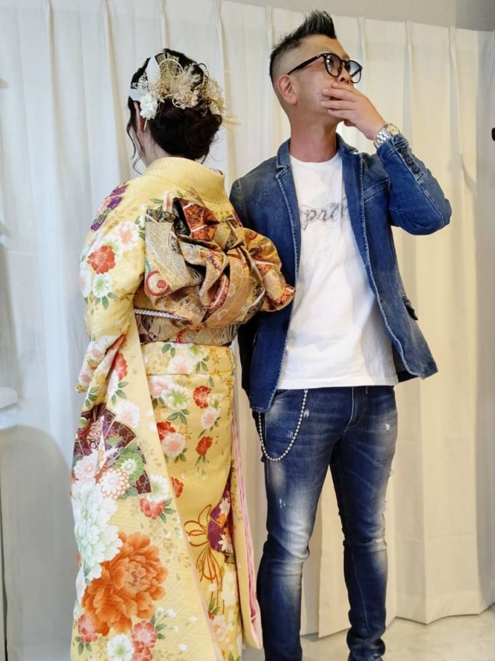 テーラードジャケットを使った「成人式」の人気ファッション