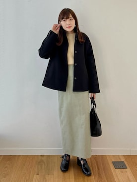 「THE SHOP TK （ザ ショップ ティーケー ）のアイテム（その他アウター）」を使った、ya:maさん（レディース・160cm）の秋コーディネート