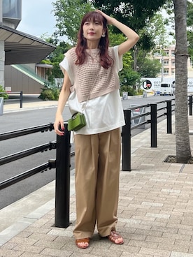 ya:maさん（レディース・160cm）の夏コーディネート