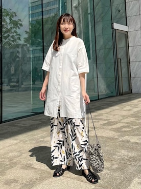 「ボタニカル」｜「アイテム（シューズ）」を使った、ya:maさん（レディース・160cm）の春コーディネート