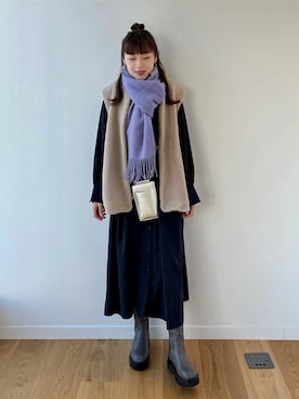 ya:maさん（レディース・160cm）の冬コーディネート