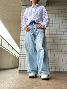 「アイテム（パンツ）」を使った、chizuさん（レディース・160cm）の秋コーディネート