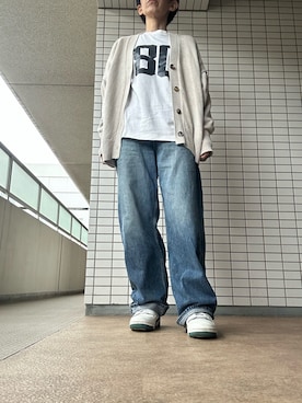 「アイテム（カーディガン/ボレロ）」を使った、chizuさん（レディース・160cm）の秋コーディネート