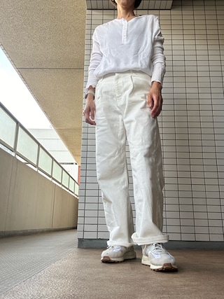 Deuxieme Classeタックバギーデニム 白EVERYDAYI LIKE Deuxieme Classeタックバギーデニム 白EVERYDAYI LIKE - メルカリ